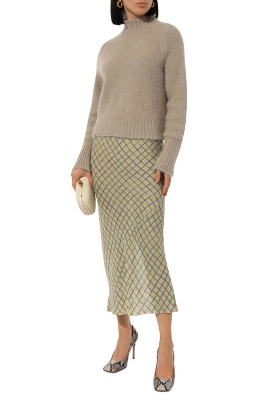 Юбка из вискозы Dries Van Noten 242-010802-9225 Зелёный  242-010802-9225 Фото 2
