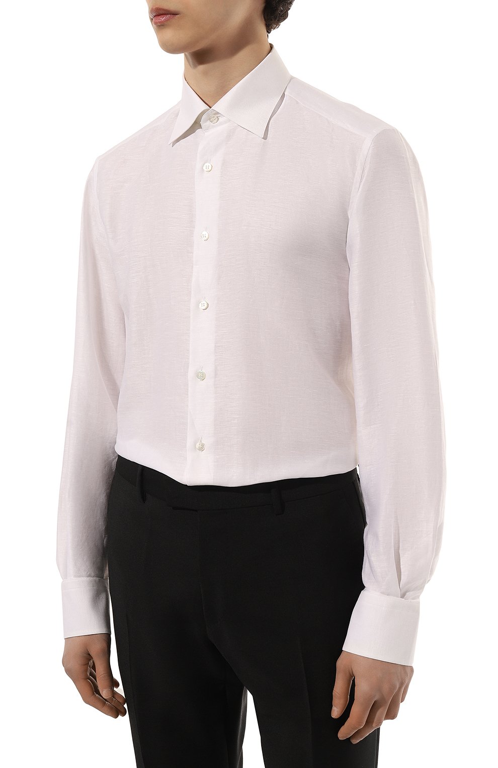 Сорочка из хлопка и льна STEFANO RICCI, арт. MC003685/R2564, фото 4