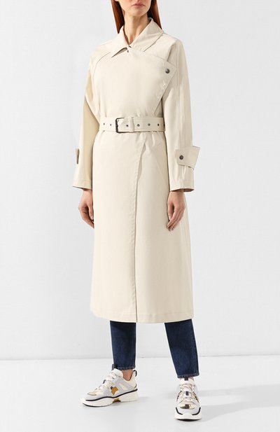 Хлопковое пальто ISABEL MARANT бежевого цвета по цене 72700 руб., арт. MA0501-19P008I/JAMET, фото 3 Хлопковое пальто ISABEL MARANT, арт. MA0501-19P008I/JAMET, фото 3