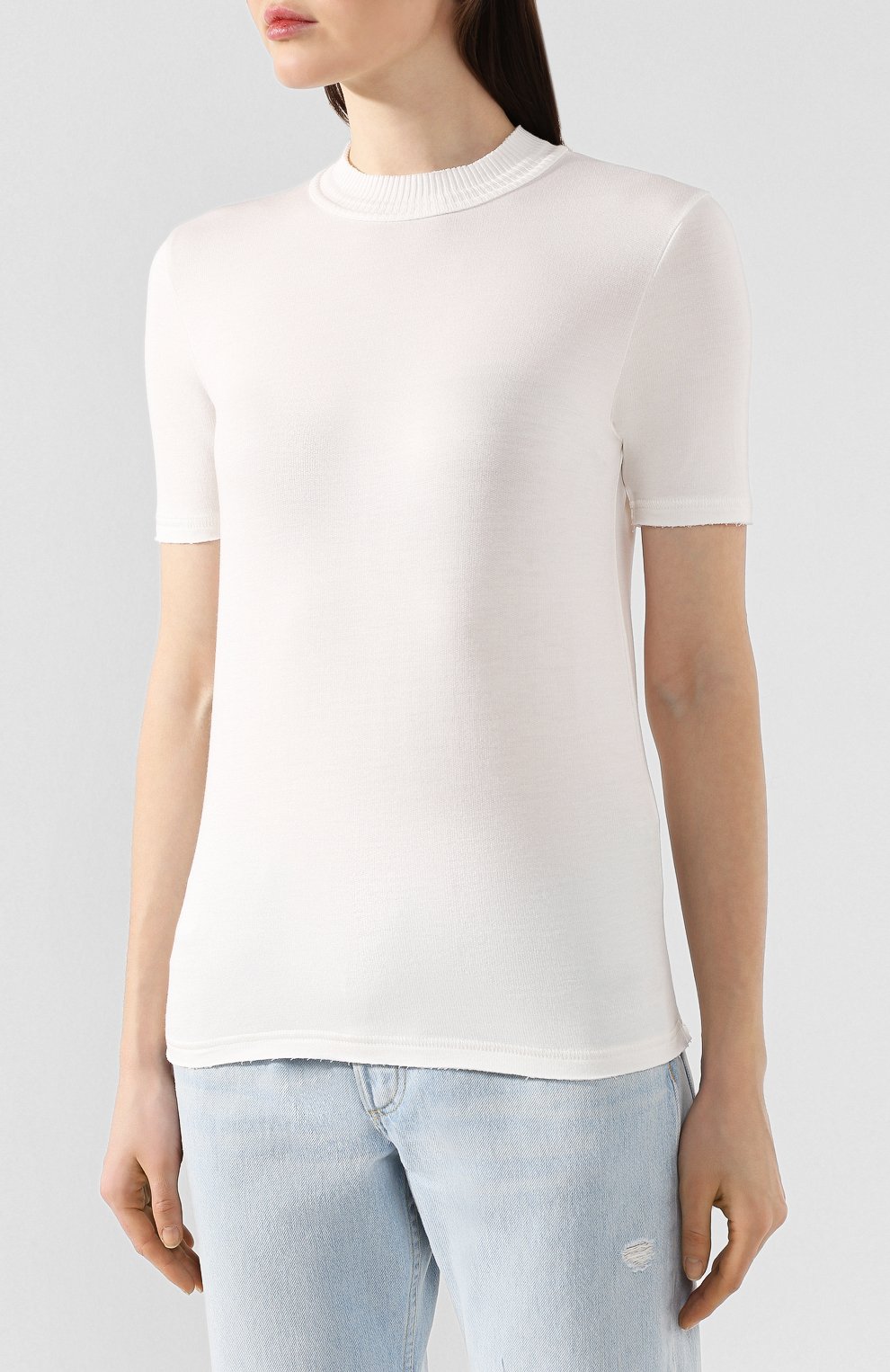 Футболка RAG AND BONE белого цвета по цене 13900 руб., арт. WCC19HT002UQ02, фото 3 Футболка RAG AND BONE, арт. WCC19HT002UQ02, фото 3