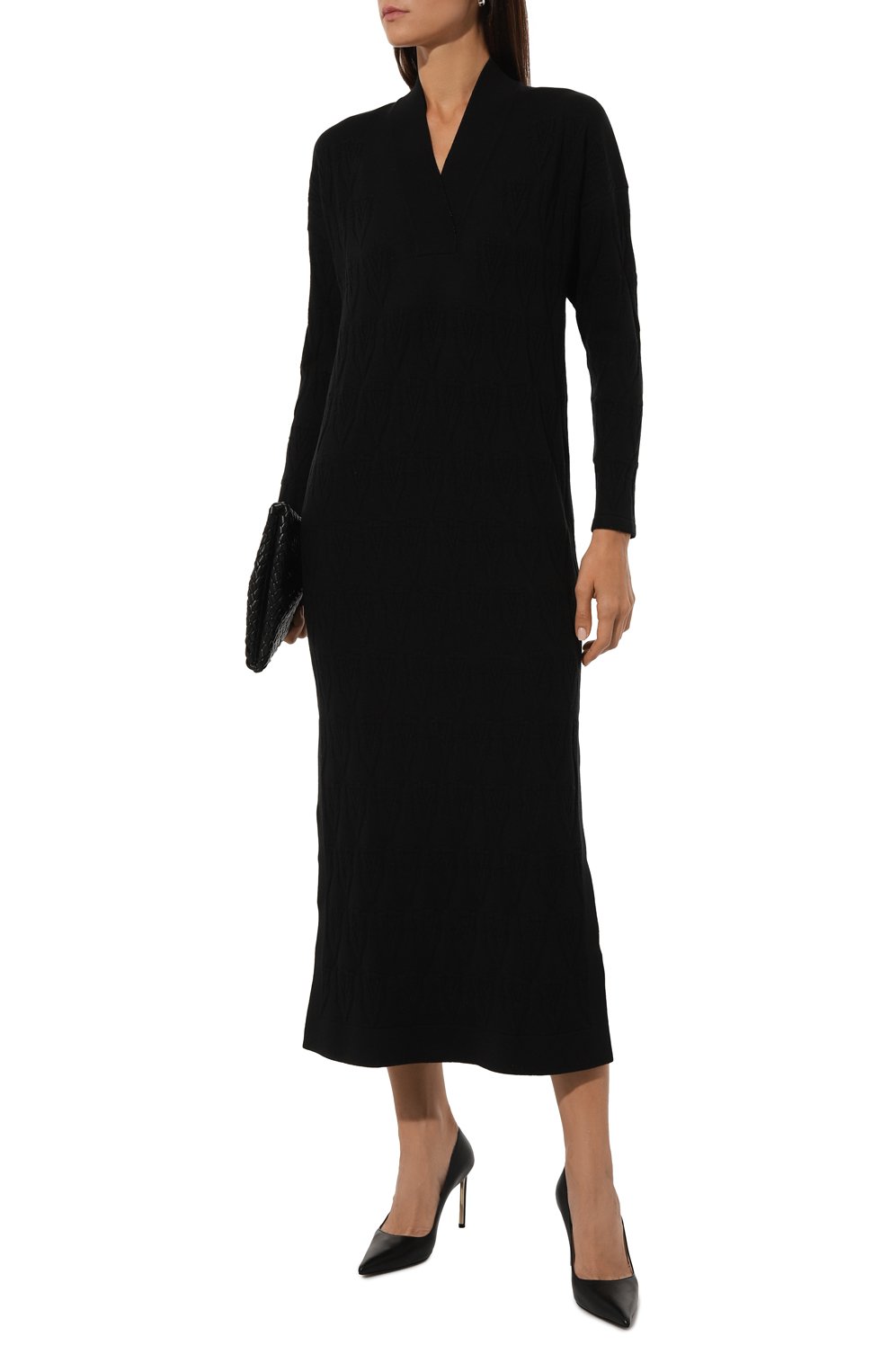 Платье из шелка и кашемира FREEAGE, арт. W25.DR114.6039.900, фото 2