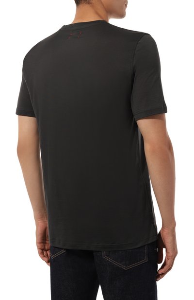 Хлопковая футболка KITON, арт. UMK0487KS, фото 4