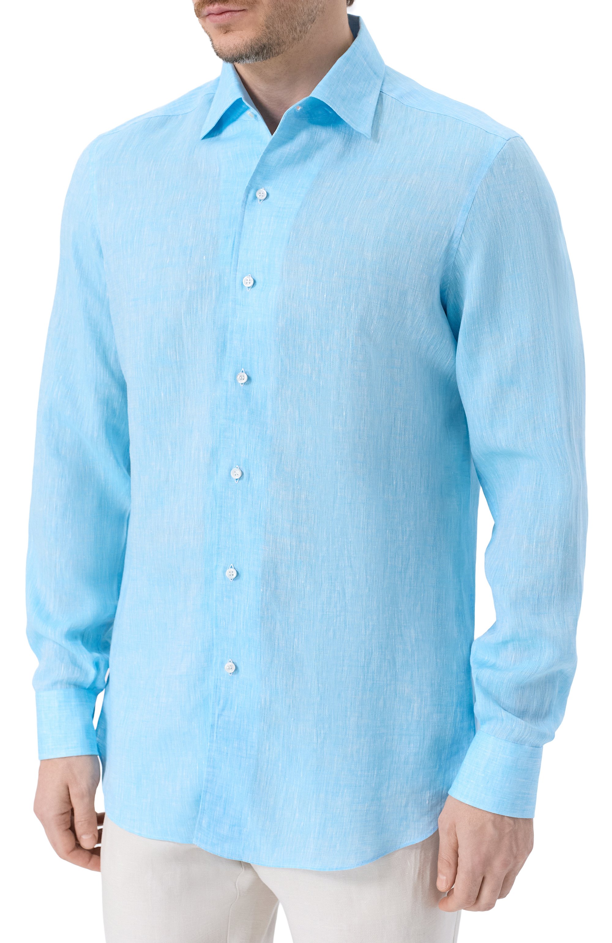 Льняная рубашка MVST, арт. M0RBIDA/R0BERT0/R0UND/F3411308-LINEN, фото 3