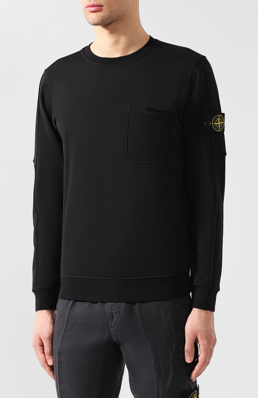 Хлопковый свитшот STONE ISLAND, арт. 701560651, фото 3