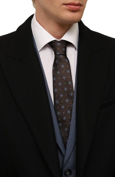 Шелковый галстук KITON, арт. UCRVKPC08H01, ф ото 2