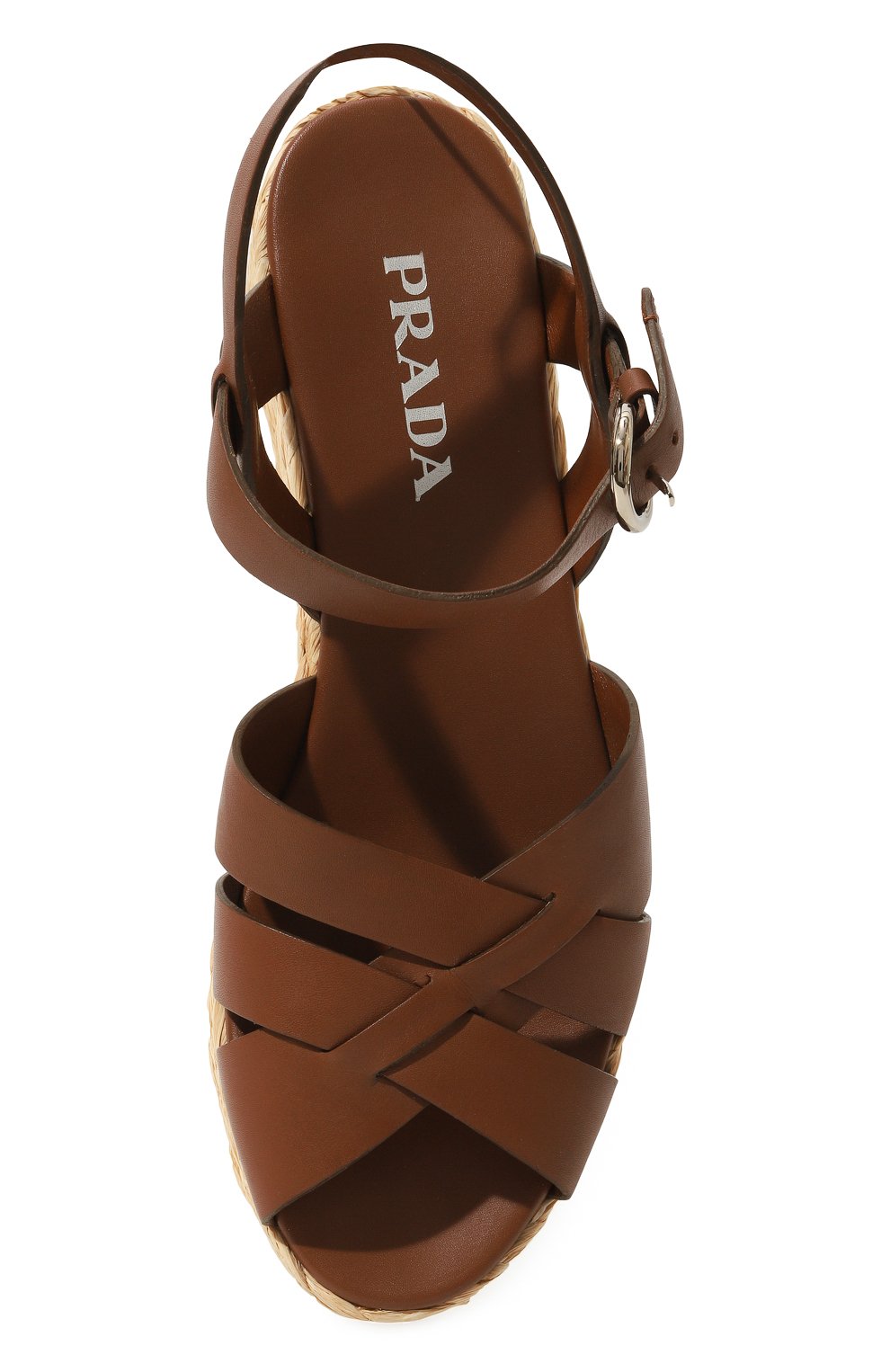 Кожаные босоножки PRADA, арт. 1XZ680-3KYE-F0134-065, фото 6