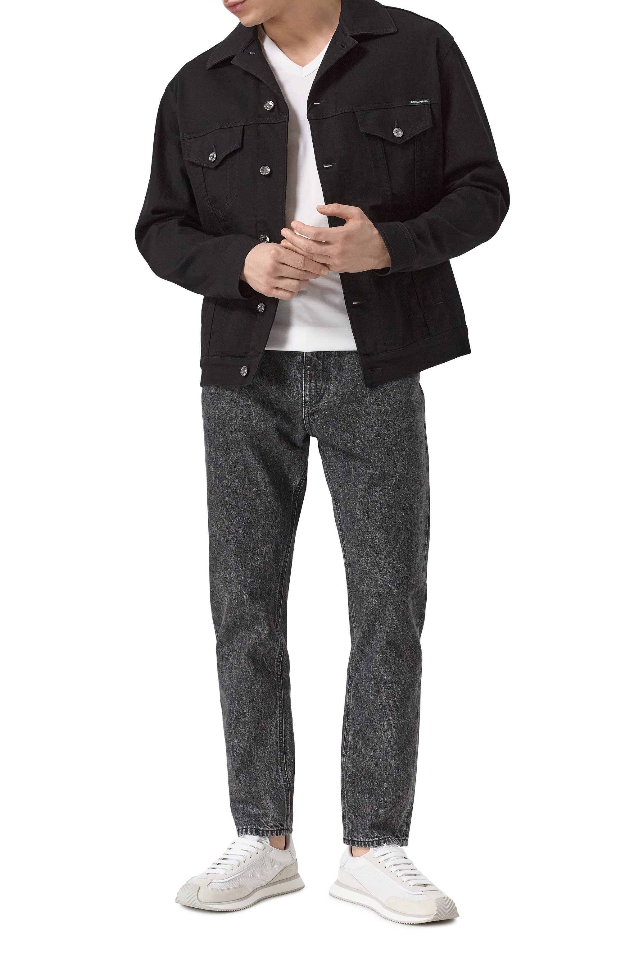 Комбинированные кроссовки dg cushion DOLCE & GABBANA, арт. CS2288/A5355, фото 2