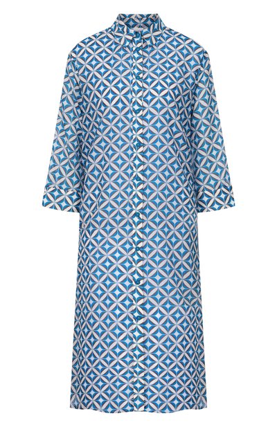 Женское туника из хлопка и шелка MAX MARA, арт. BCHSTEPPA 261622106