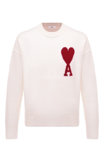 Шерстяной свитер AMI, арт. BFUKS006/018, фото 1