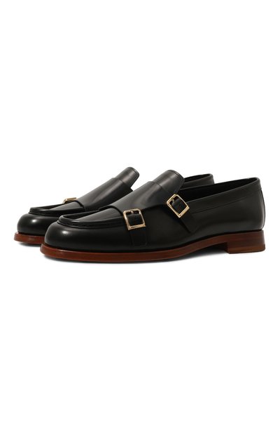 Женская кожаные монки SANTONI, арт. WUQG70581BJ2SLPH