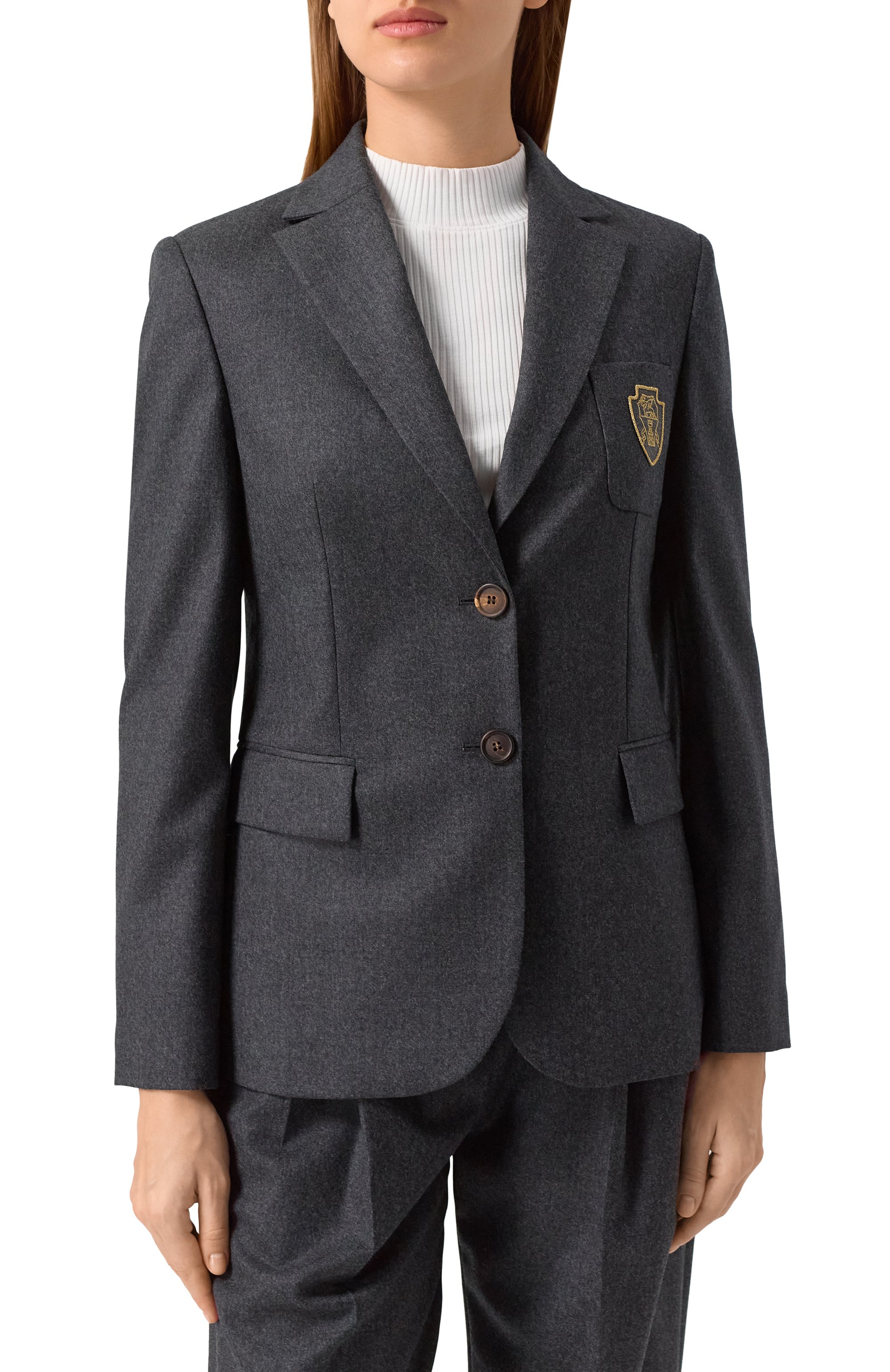 Шерстяной жакет BRUNELLO CUCINELLI, арт. ME2267188, фото 3