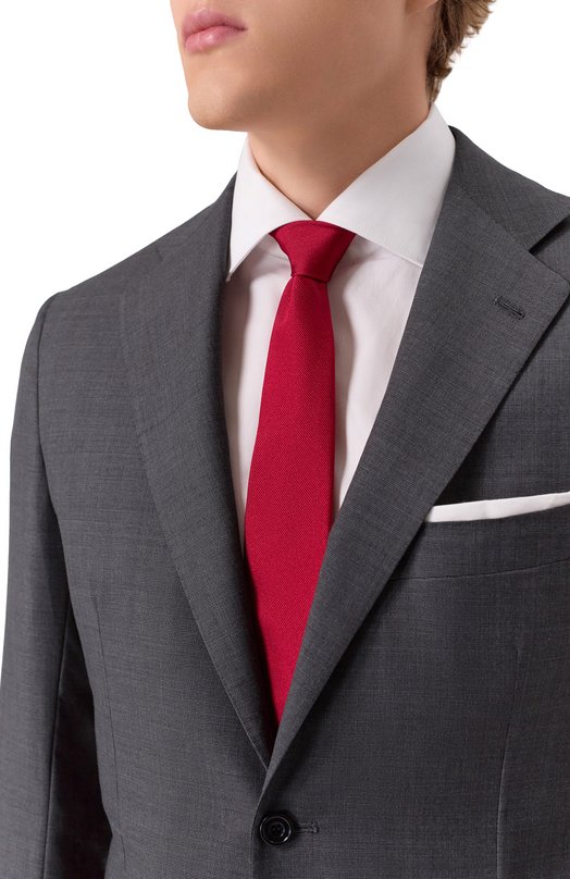 Шелковый галстук Van Laack VL-LER0Y-XX/K04264 Красный  VL-LER0Y-XX/K04264 Фото 2