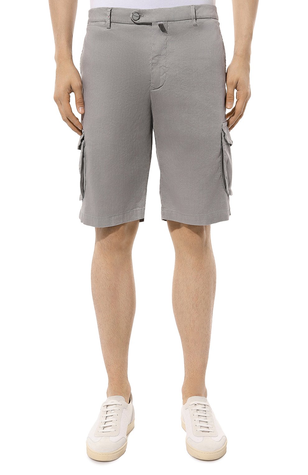 Шорты изо льна и хлопка KITON, арт. UFPPBK0604D, фото 3