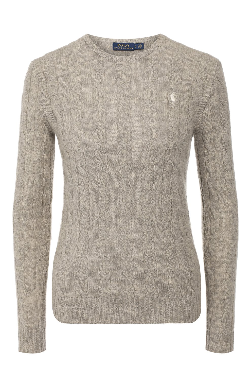 Шерстяной пуловер POLO RALPH LAUREN серого цвета по цене 21800 руб., арт. 211525764, фото 1 Шерстяной пуловер POLO RALPH LAUREN, арт. 211525764, фото 1