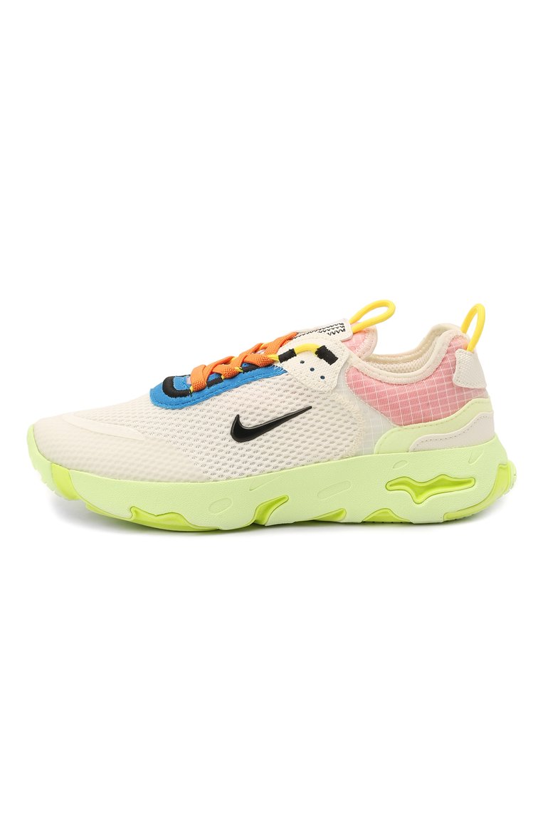 Детские кроссовки nike react live NIKE белого цвета, арт. CW1621-100 | Фото 2 (Материал внутренний: Текстиль; Материал внешний: Текстиль; Стили: Спорт; Региональные ограничения белый список (Axapta Mercury): RU; Нос: Не проставлено)