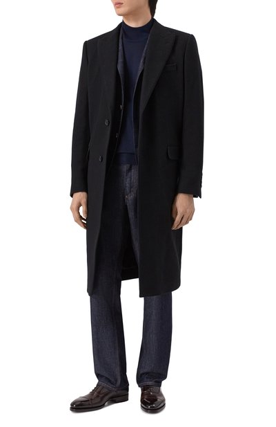 Кожаные оксфорды adrian SANTONI темно-коричневого цвета по цене 238000 руб., арт. MLAG19043DD3HF0Y, фото 2 Кожаные оксфорды adrian SANTONI, арт. MLAG19043DD3HF0Y, фото 2