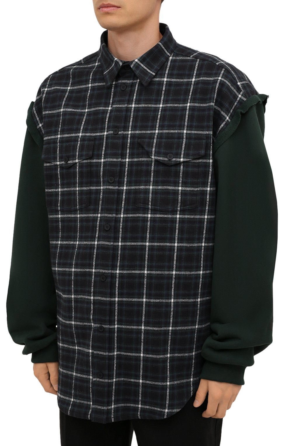 Хлопковая рубашка BALENCIAGA, арт. 658936/TCM01, фото 3