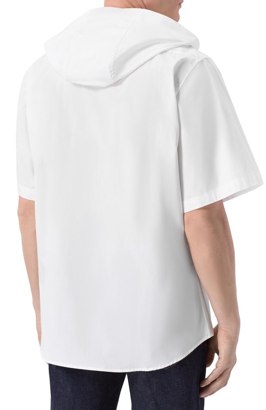 Хлопковая рубашка Kiton UMM0754K0710H Белый  UMM0754K0710H Фото 4