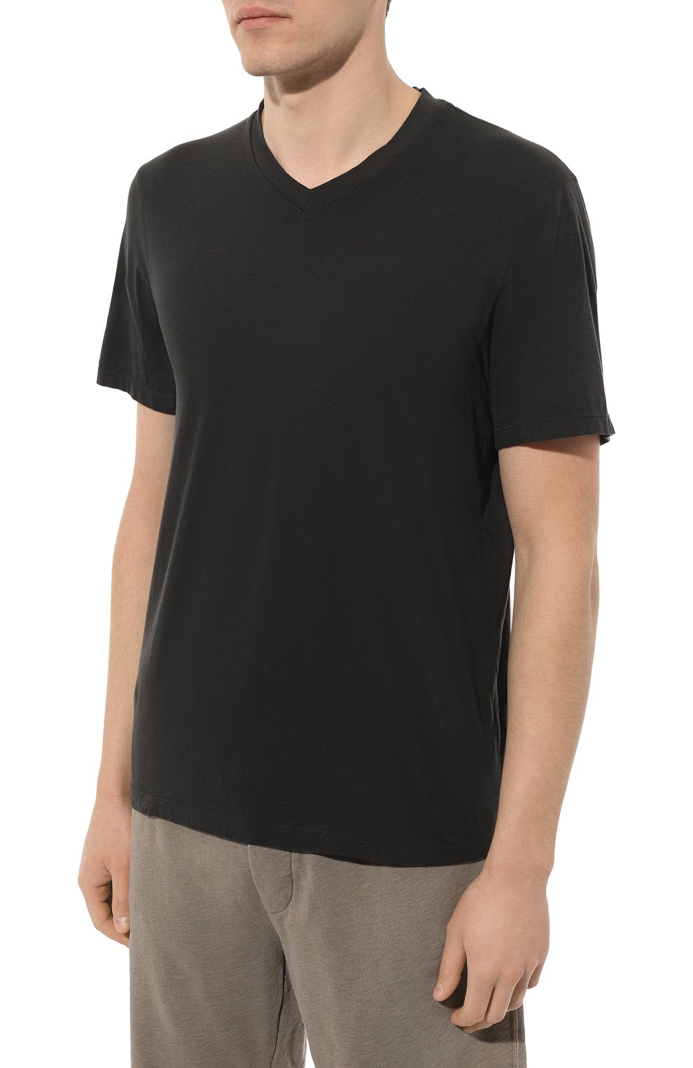 Хлопковая футболка JAMES PERSE темно-серого цвета по цене 41650 руб., арт. MELJ3248/CRN, фото 3 Хлопковая футболка JAMES PERSE, арт. MELJ3248/CRN, фото 3