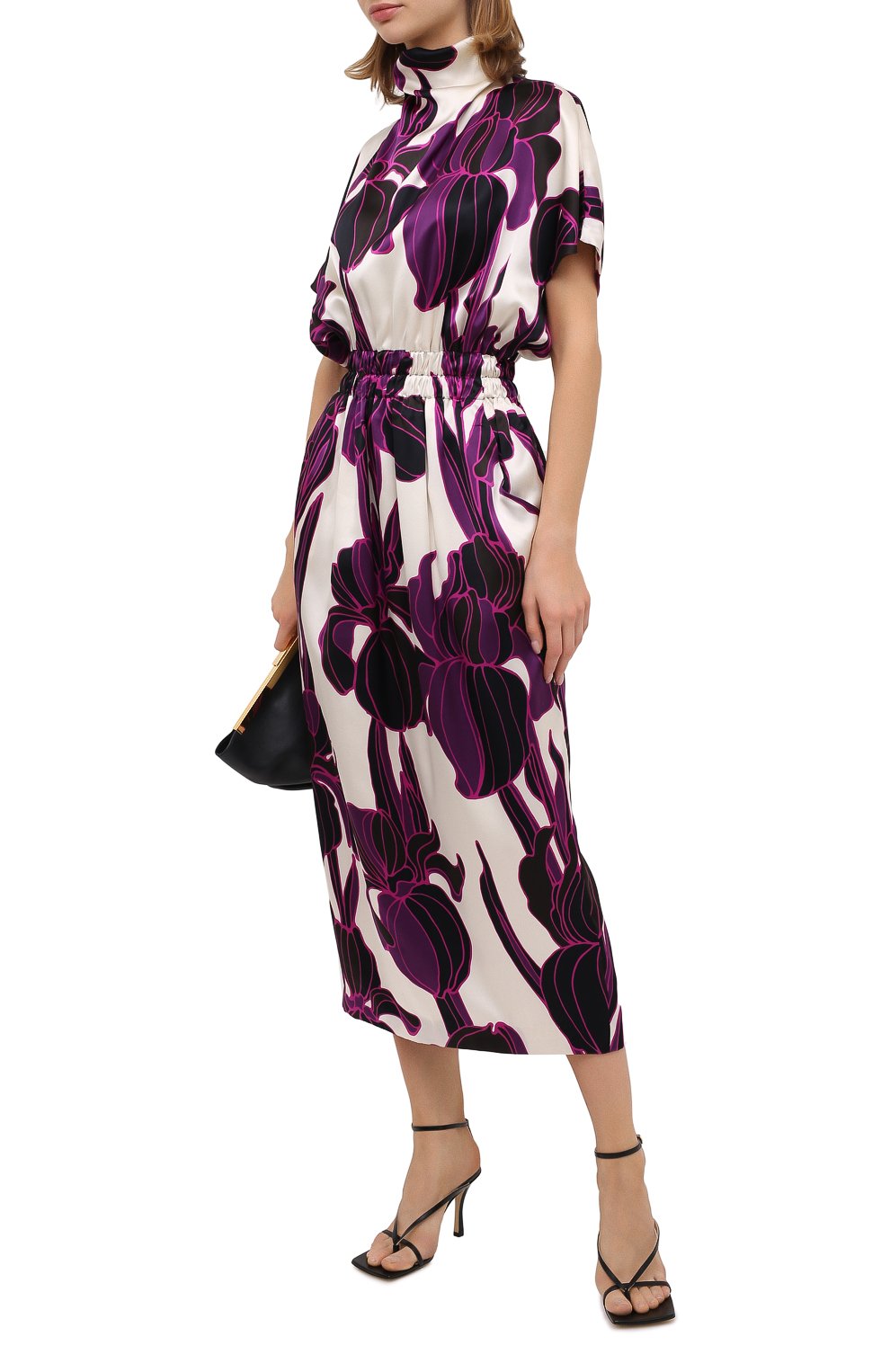 Шелковое платье DRIES VAN NOTEN фуксия цвета по цене 136500 руб., арт. 202-18661-1135, фото 2 Шелковое платье DRIES VAN NOTEN, арт. 202-18661-1135, фото 2