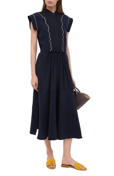 Замшевые шлепанцы jovis charms LORO PIANA, арт. FAL5901, фото 2