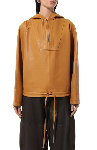 Кожаный анорак CO оранжевого цвета по цене 175500 руб., арт. 6624/PSGV, фото 3 Кожаный анорак CO, арт. 6624/PSGV, фото 3