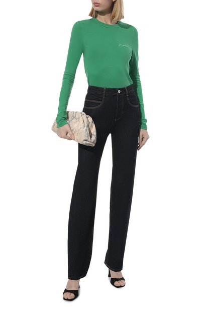 Хлопковый лонгслив JACQUEMUS, арт. 211JS002-2160, фото 2