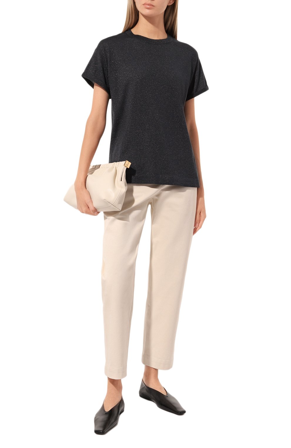 Пуловер из кашемира и шелка BRUNELLO CUCINELLI, арт. M4181BP189, фото 2