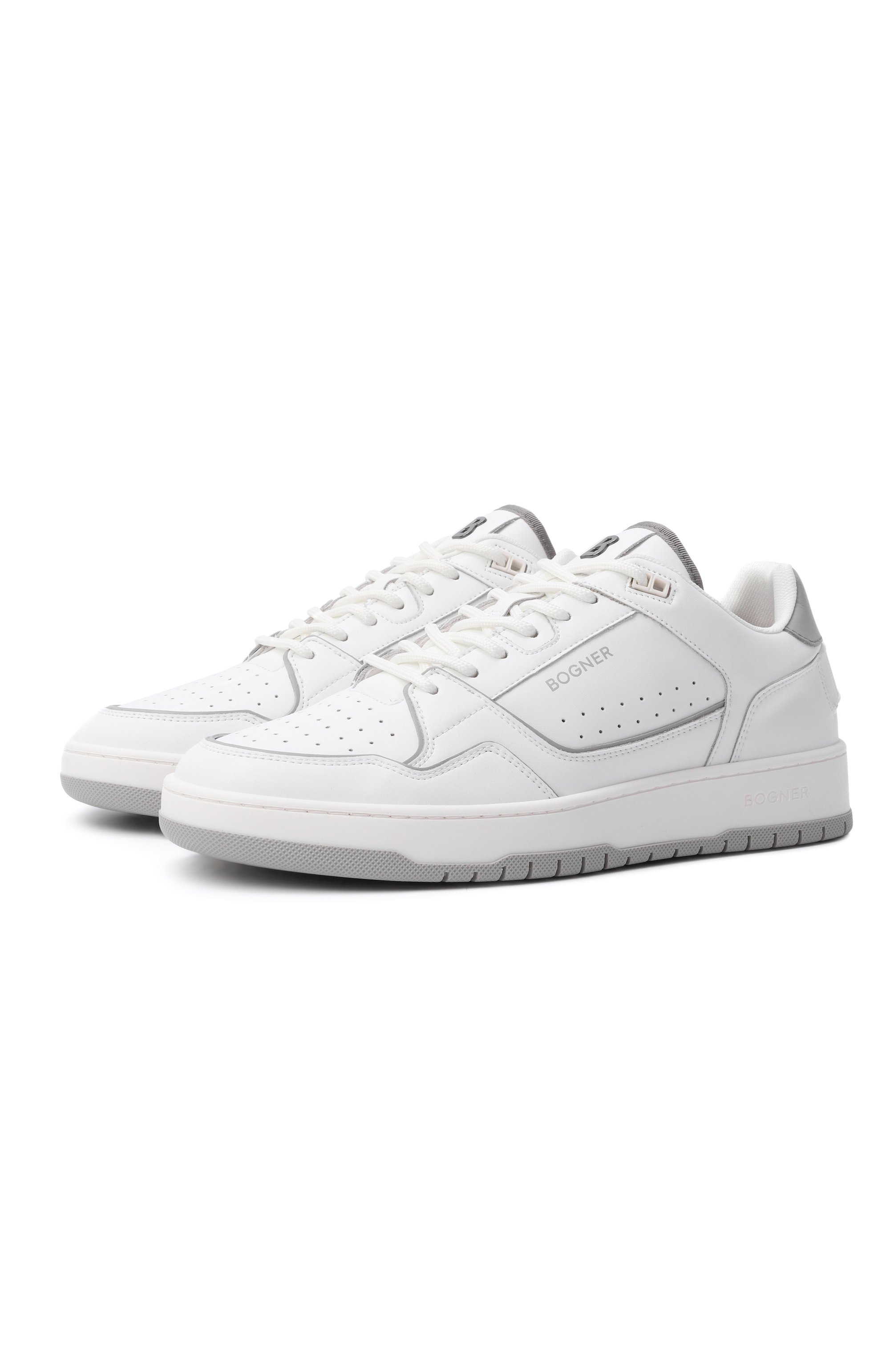 Кожаные кеды los angeles BOGNER белого цвета по цене 43150 руб., арт. 12620245, фото 1 Кожаные кеды los angeles BOGNER, арт. 12620245, фото 1