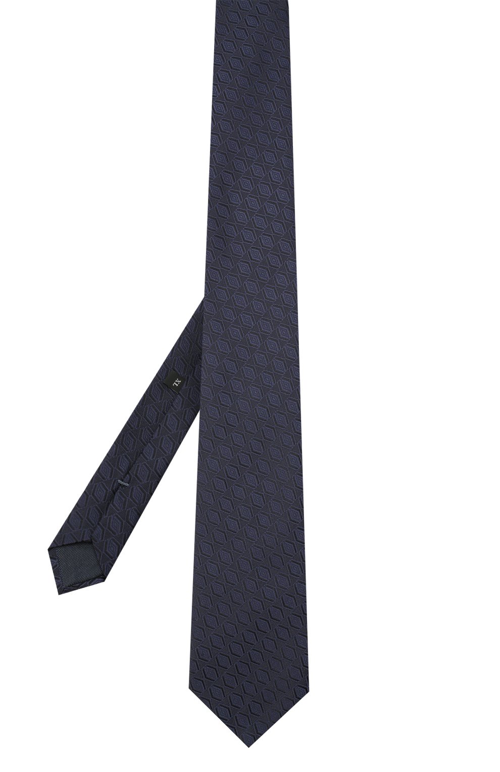 Шелковый галстук ZEGNA темно-синего цвета по цене 23700 руб., арт. Z8D91/1XW, фото 2 Шелковый галстук ZEGNA, арт. Z8D91/1XW, фото 2