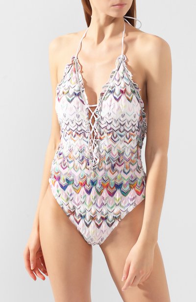 Слитный купальник MISSONI разноцветного цвета по цене 43550 руб., арт. MMP00187/BR00AJ, фото 2 Слитный купальник MISSONI, арт. MMP00187/BR00AJ, фото 2