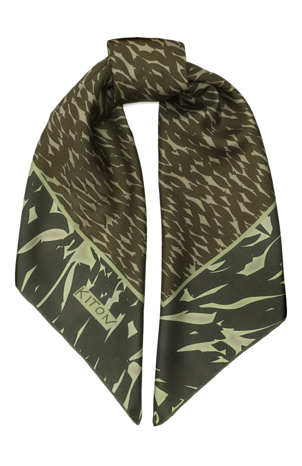 Шелковый платок KITON, арт. D53754K0949D, фото 1
