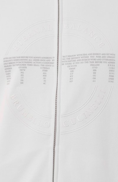 Хлопковая толстовка BRUNELLO CUCINELLI, арт. MM8363140G, фото 5