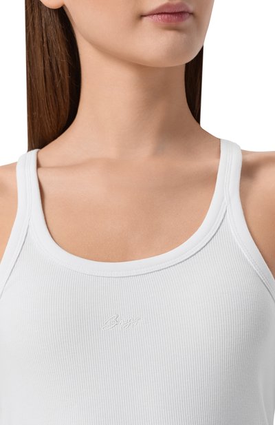 Хлопковая майка BOSS ORANGE, арт. 50554664, фото 5