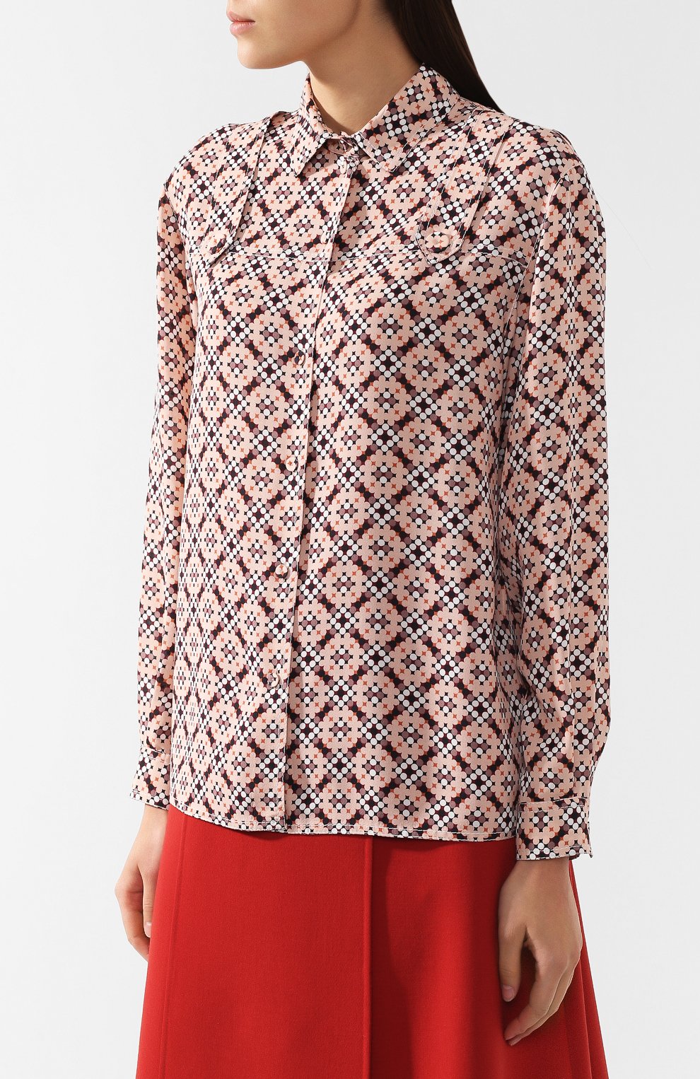 Шелковая блузка BOTTEGA VENETA, арт. 544948/VEZF0, фото 3