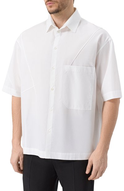 Хлопковая рубашка ISABEL BENENATO, арт. UW58S25, фото 3