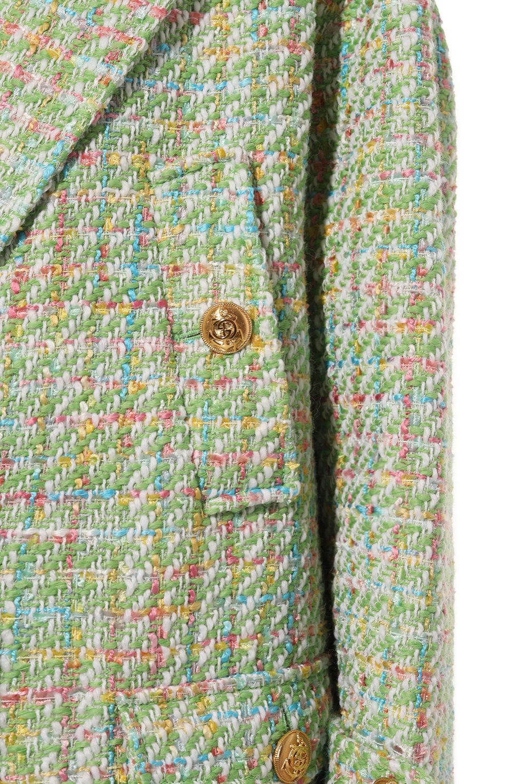 Пальто из шерсти и вискозы GUCCI светло-зеленого цвета по цене 427000 руб., арт. 750978/ZAMMF, фото 5 Пальто из шерсти и вискозы GUCCI, арт. 750978/ZAMMF, фото 5