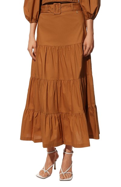 Хлопковая юбка PATRIZIA PEPE, арт. 2G0858_A9B9, фото 3