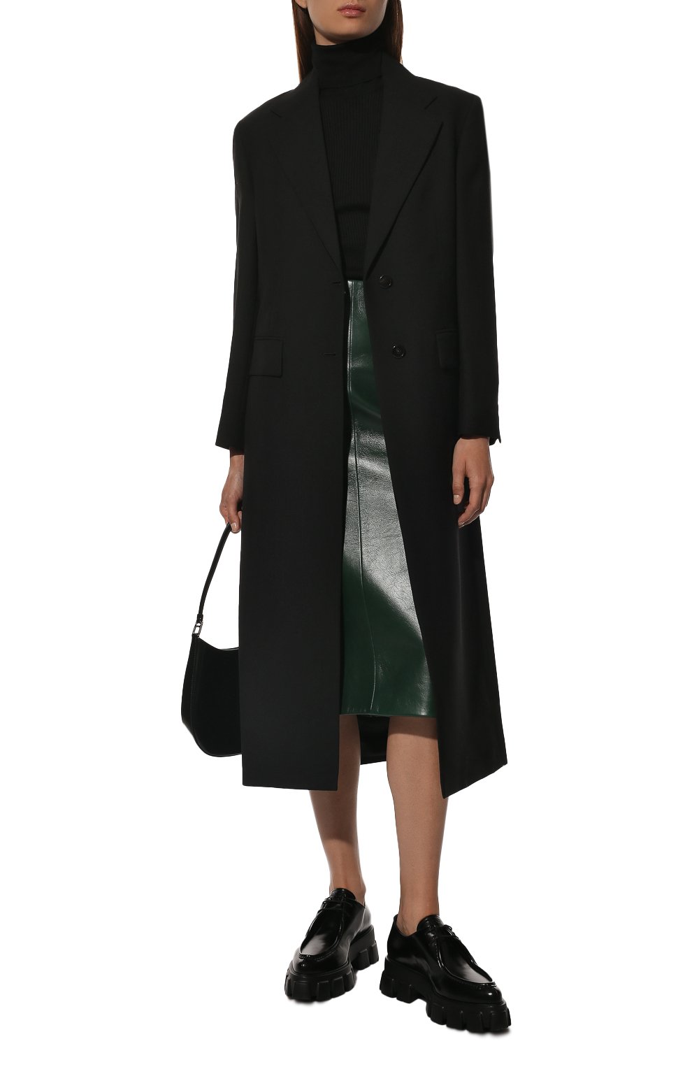 Шерстяное пальто PRADA, арт. P614PY-10V2-F0002-221, фото 2