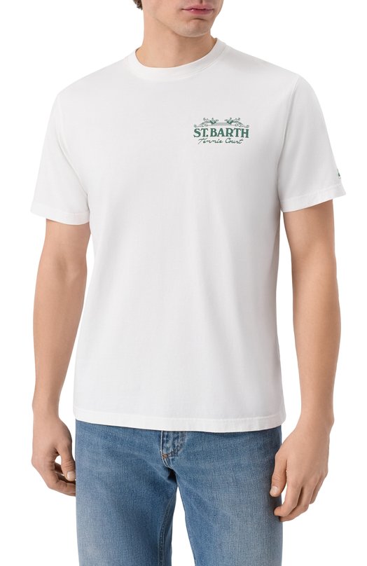Хлопковая футболка MC2 Saint Barth ARN0001-00631I/ARN0TT Белый  ARN0001-00631I/ARN0TT Фото 3