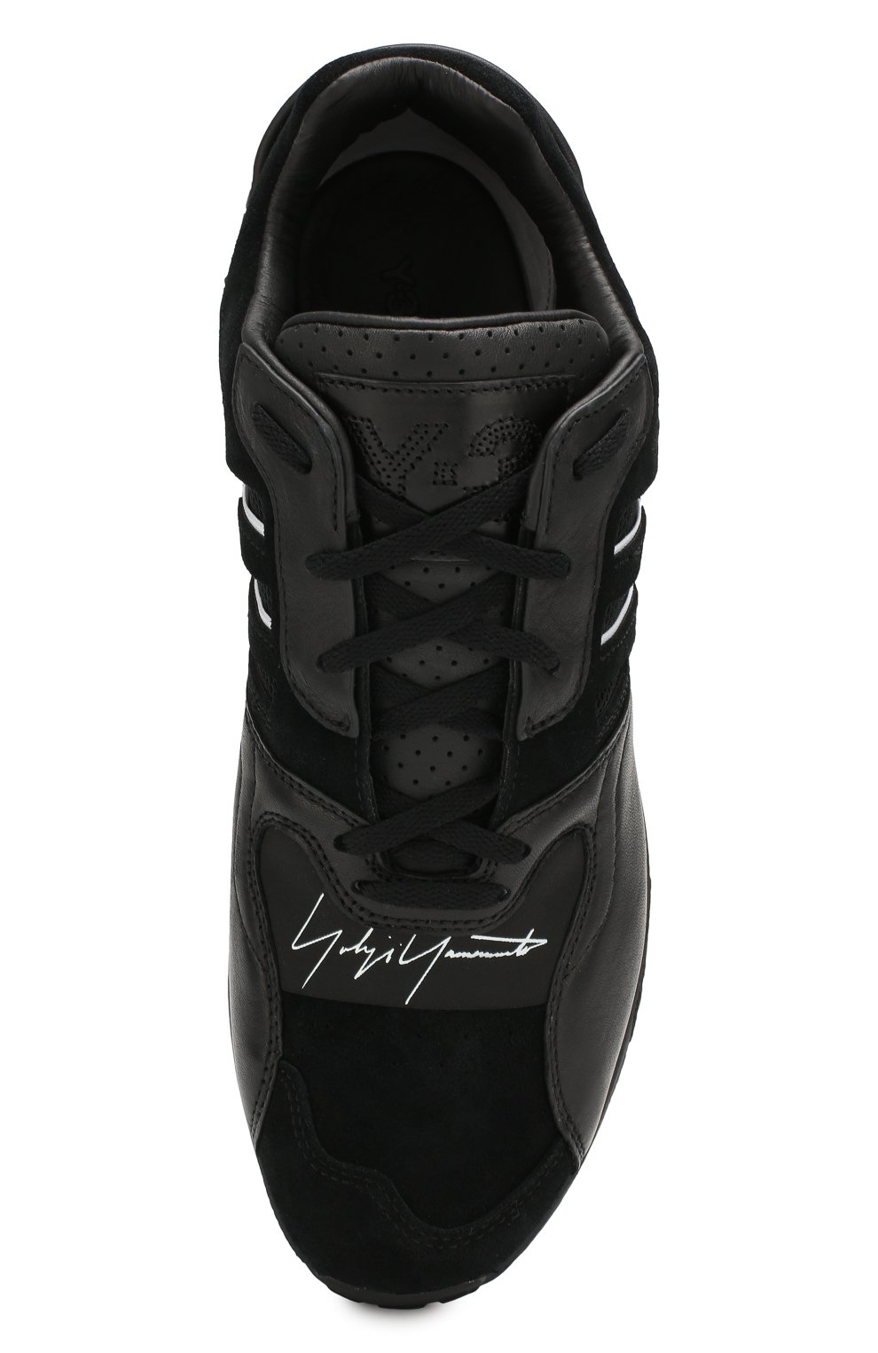 Мужские черные комбинированные кроссовки zx run Y-3 купить в ЦУМ