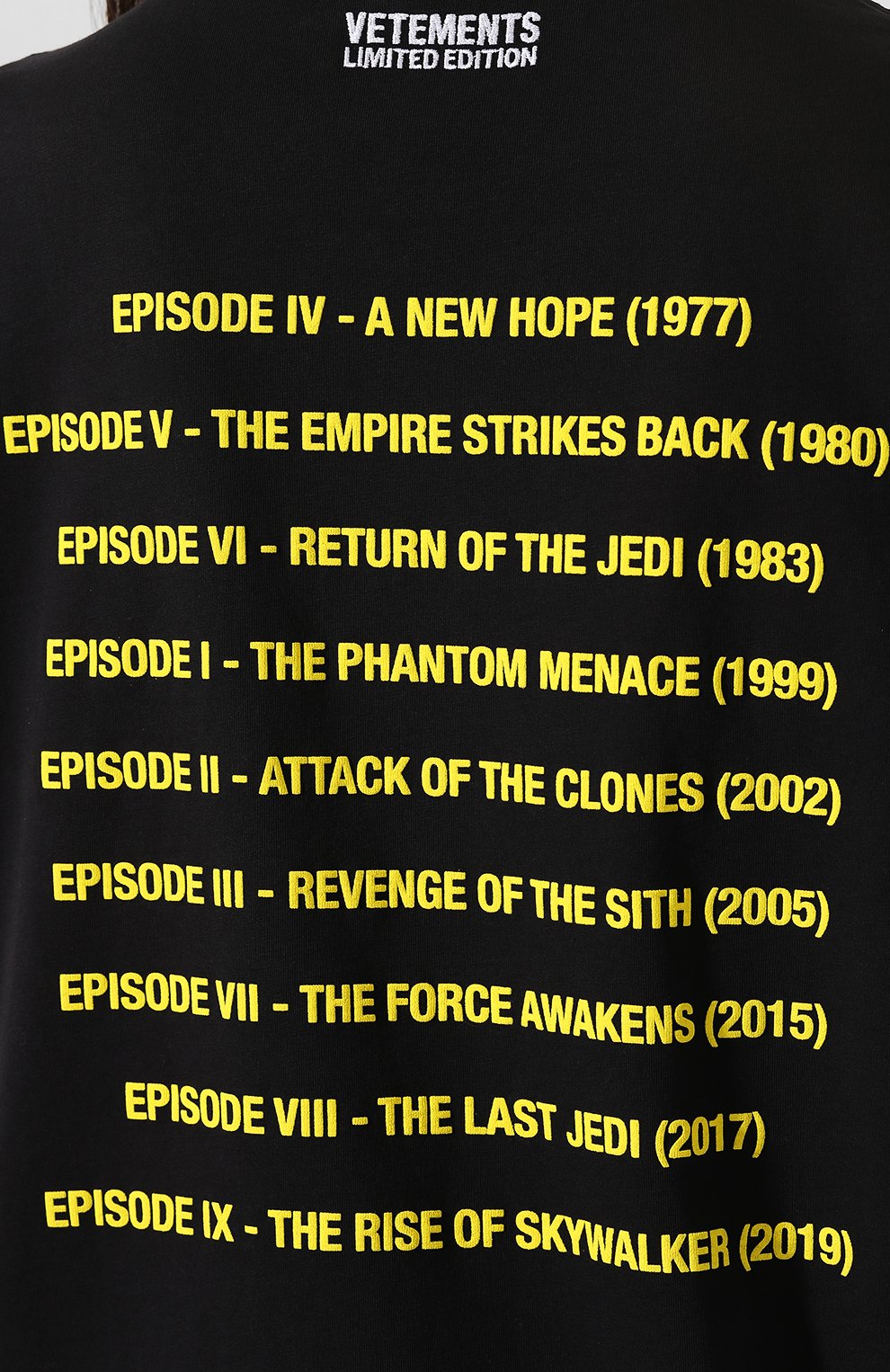 Хлопковая футболка star wars x vetements VETEMENTS, арт. USW21TS001 1600/W, фото 6