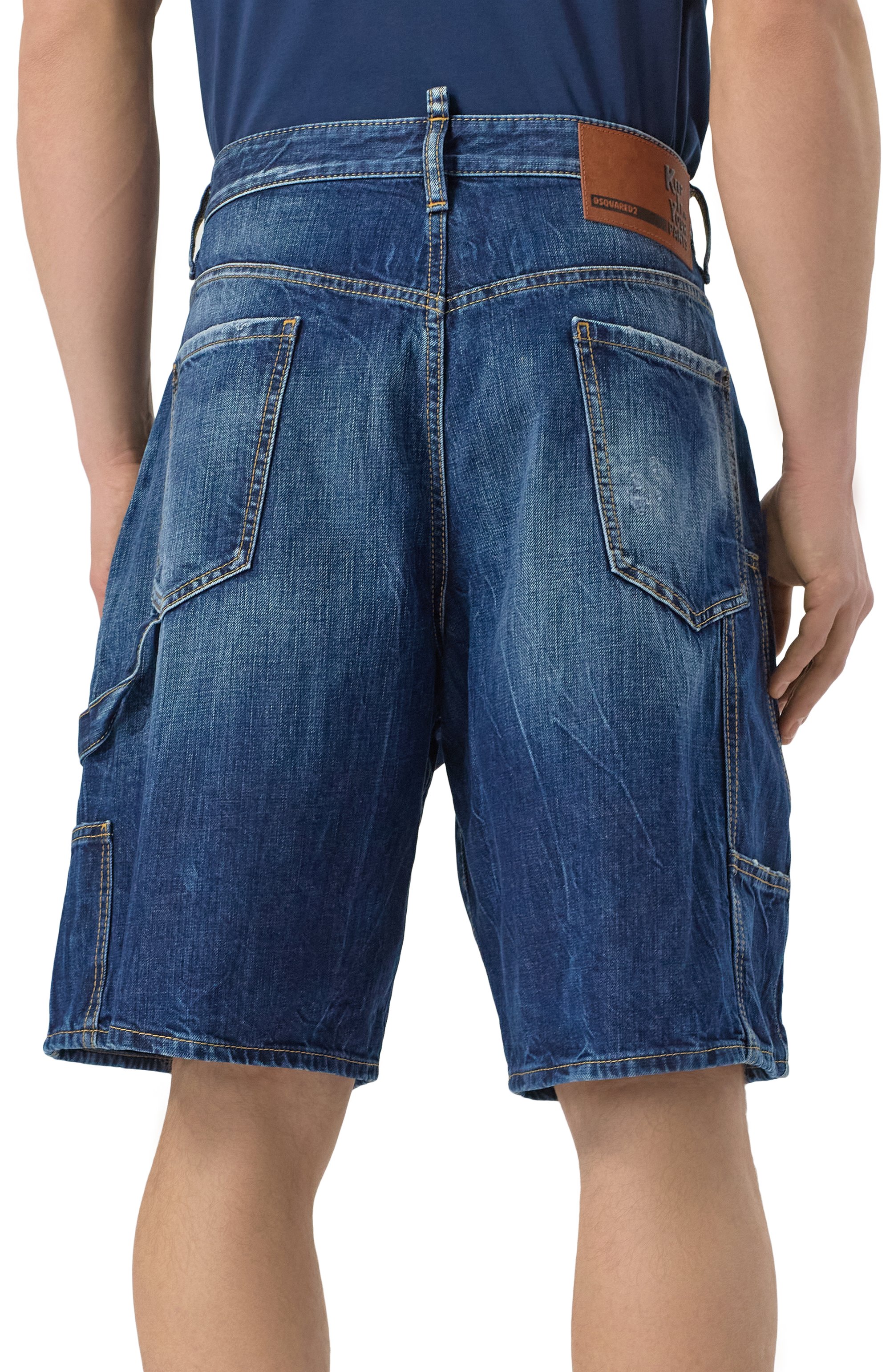 Джинсовые шорты DSQUARED2, арт. S74MU0872/S30309, фото 4