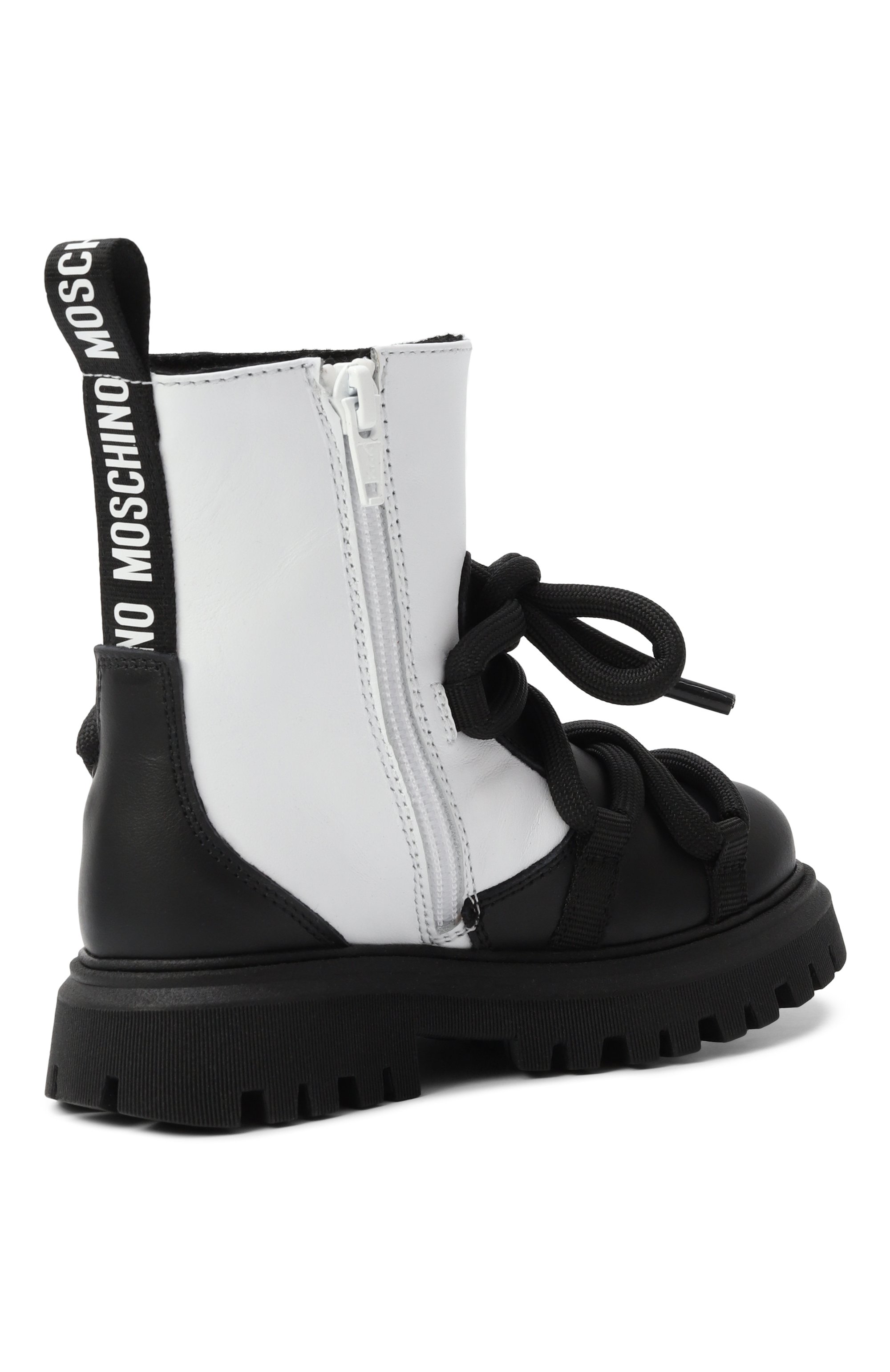 Кожаные ботинки MOSCHINO, арт. 81953/VAR3/24-27, фото 3