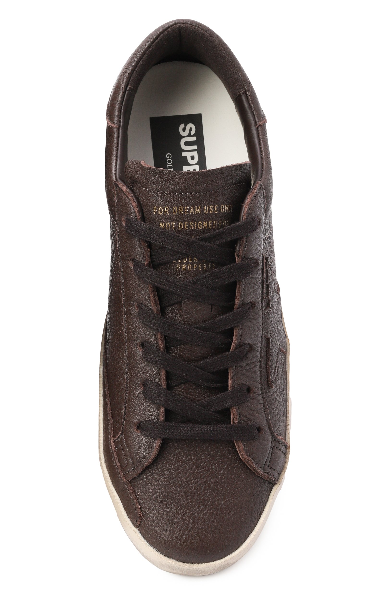 Кожаные кеды super-star GOLDEN GOOSE DELUXE BRAND, арт. GWF00101.F008887, фото 6