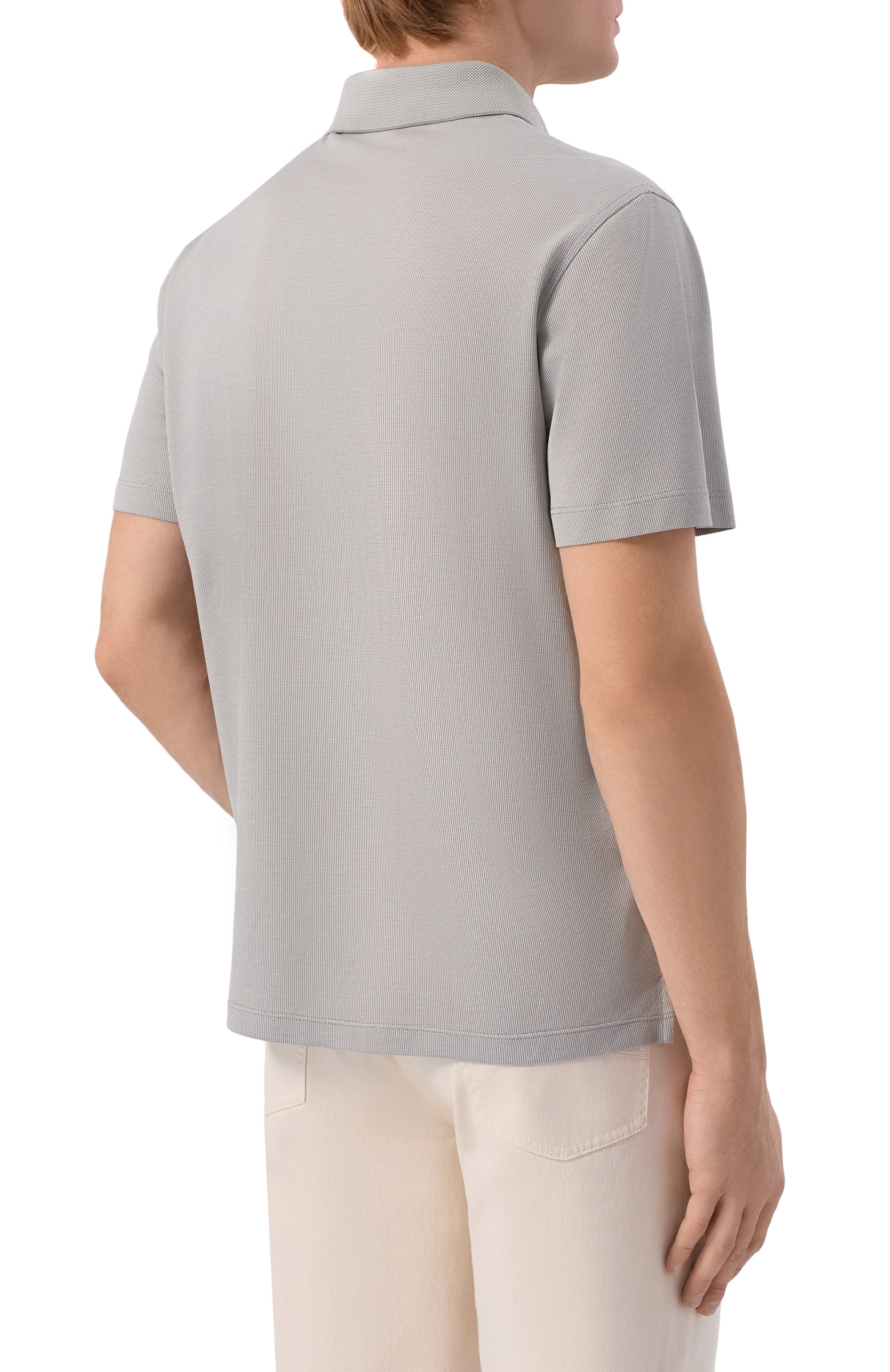 Хлопковое поло CORNELIANI, арт. 27G511/2725032, фото 4