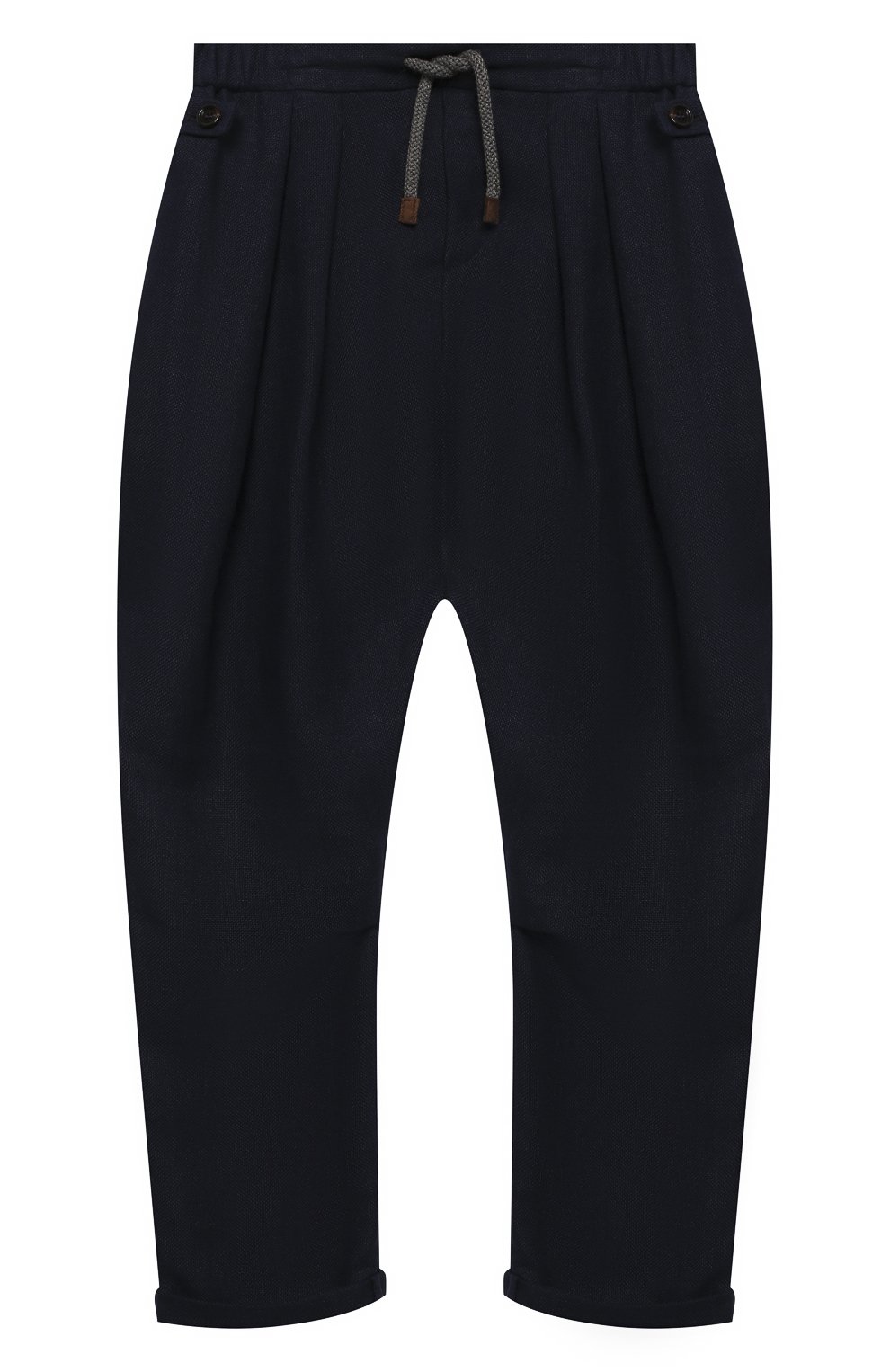 Костюм из льна и шерсти BRUNELLO CUCINELLI темно-синего цвета по цене 126500 руб., арт. BH422A102B, фото 5 Костюм из льна и шерсти BRUNELLO CUCINELLI, арт. BH422A102B, фото 5