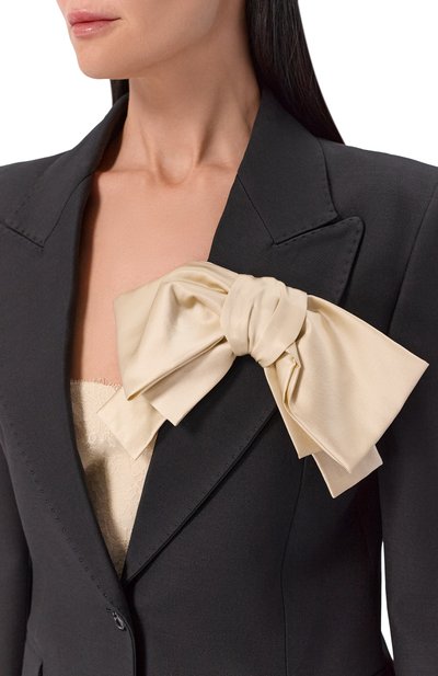 Жакет из шерсти и шелка VALENTINO черного цвета по цене 499500 руб., арт. 8B3CE5F5/1CF, фото 5 Жакет из шерсти и шелка VALENTINO, арт. 8B3CE5F5/1CF, фото 5