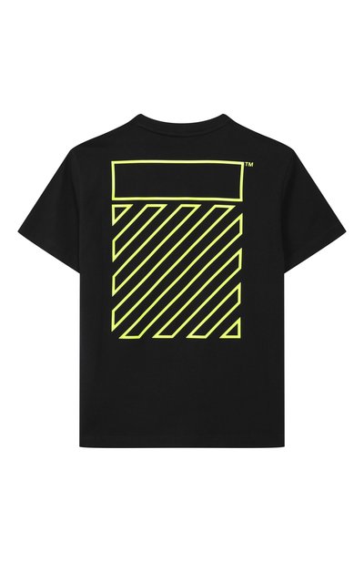Хлопковая футболка OFF-WHITE, арт. 0BAA002S26JER004, фото 2