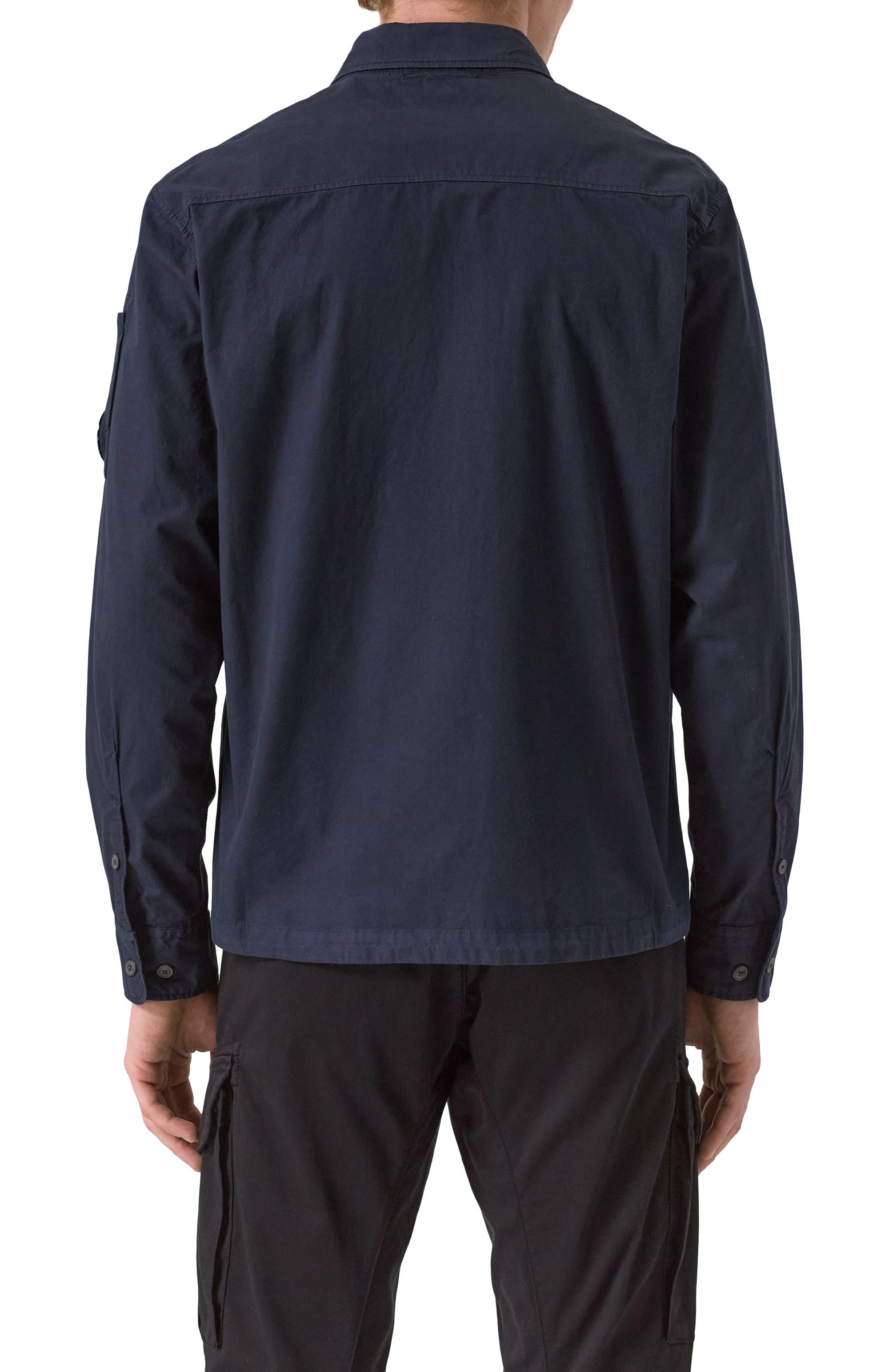 Хлопковая куртка-рубашка C.P. COMPANY, арт. 18CM0S124A110143G, фото 4